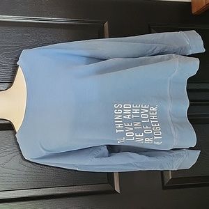 Ny & Company  SOHO Lightweight sweatshirt with statement